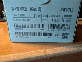 Ray-Ban Wayfarer Meta Gen 2 Transitions Gris
