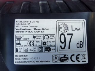Escarificadora eléctrica