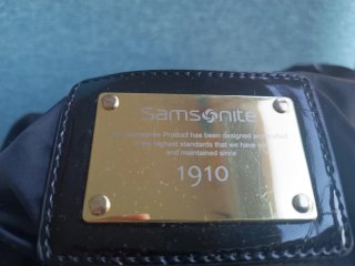 Bolso bandolera Samsonite negro