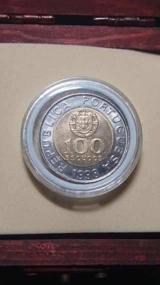 Moneda 100 Escudos Portugal 1998