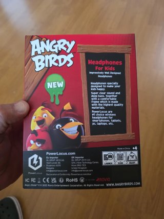 Auriculares Bluetooth Power Locus P2 Angry Birds