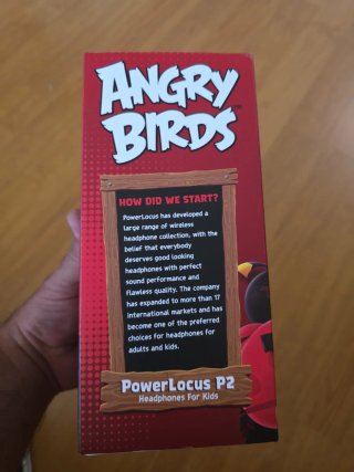 Auriculares Bluetooth Power Locus P2 Angry Birds