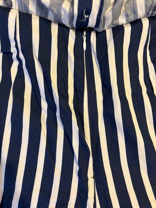 Vestido pantalón Zara Rayas Azul Blanco