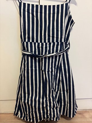 Vestido pantalón Zara Rayas Azul Blanco