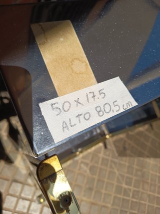 Armario de baño espejo dorado