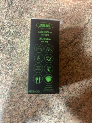 Lámpara frontal JBM COB LED