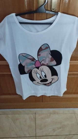 Camiseta Minnie Mouse Talla Única
