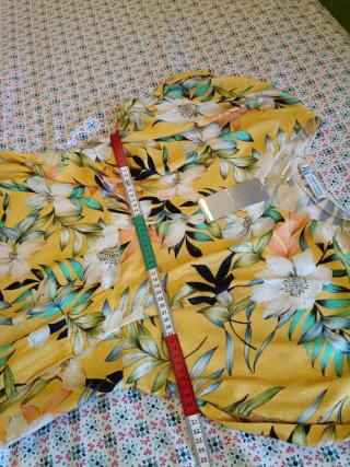 Vestido Midi Roberto Torretta Tropical Talla 42