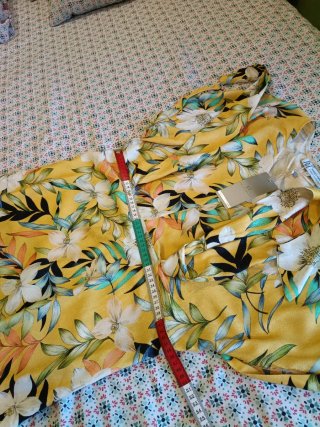 Vestido Midi Roberto Torretta Tropical Talla 42