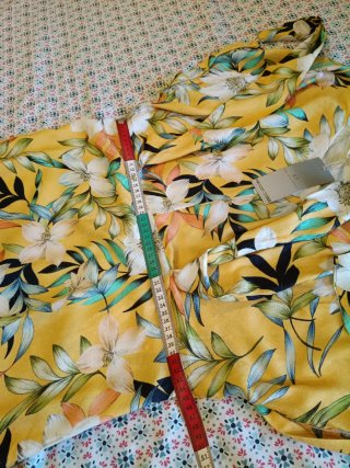Vestido Midi Roberto Torretta Tropical Talla 42