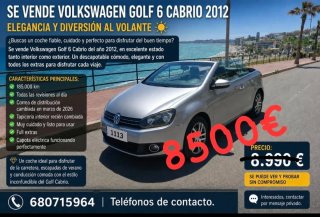 Volkswagen Golf Cabrio 2012