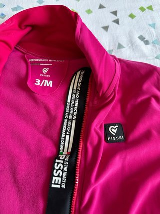 Maillot manga larga Pissei fucsia M Primapelle