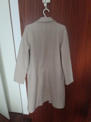 Abrigo Zara Beige Talla S