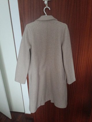Abrigo Zara Beige Talla S