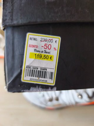 Scarpe Rebel Queen 38 bianco arancio