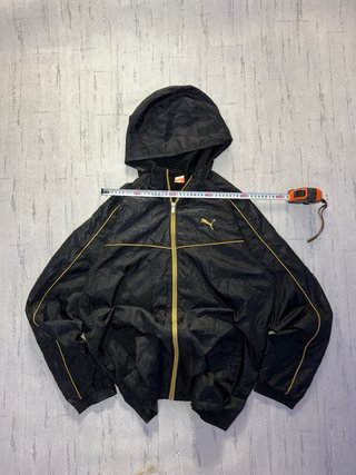 Chaqueta Cortavientos Puma Vintage Retro Negra