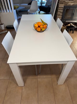 Mesa de comedor extensible Dekton.
