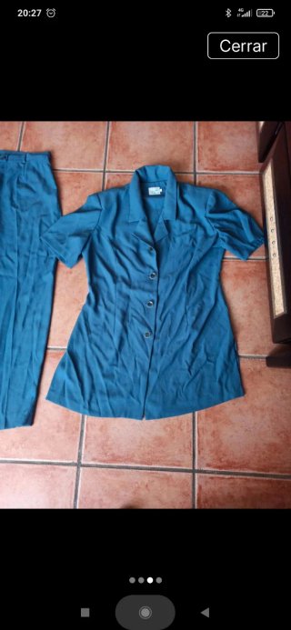 Traje azul
