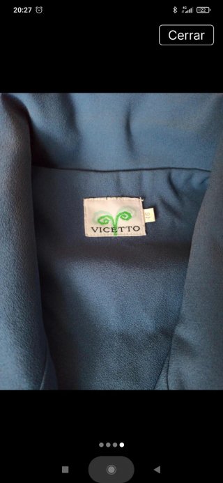 Traje azul