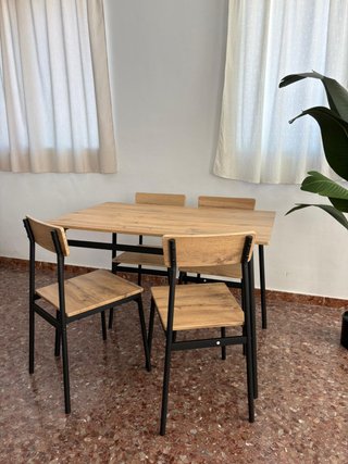 Liquidacion Mesa Comedor + 4 Sillas Sonoma