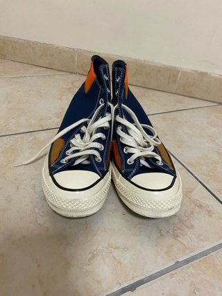 Converse All Star edizione limitata blu/arancio