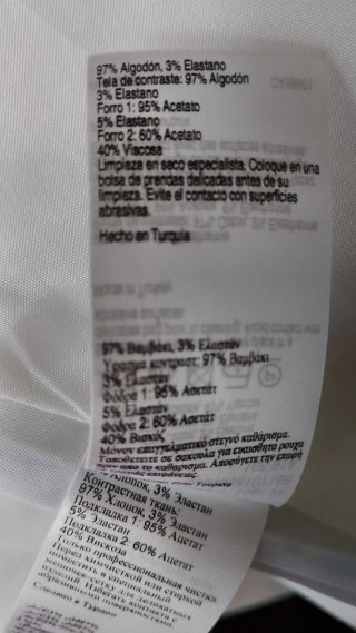 Vestido Karen Millen floral azul y blanco