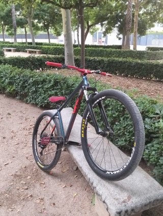 Bici Stunt WRC azul y Roja