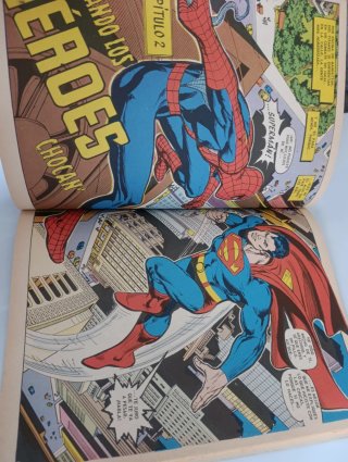 Cómic Superman VS Spiderman