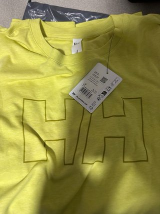 Camiseta Helly Hansen HH Logo Amarilla