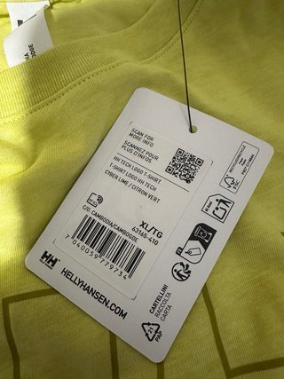 Camiseta Helly Hansen HH Logo Amarilla