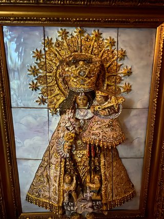 Cuadro Virgen Desamparados Relieve