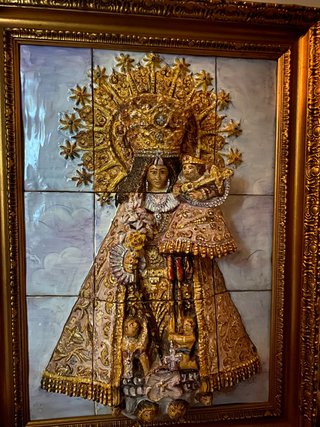 Cuadro Virgen Desamparados Relieve