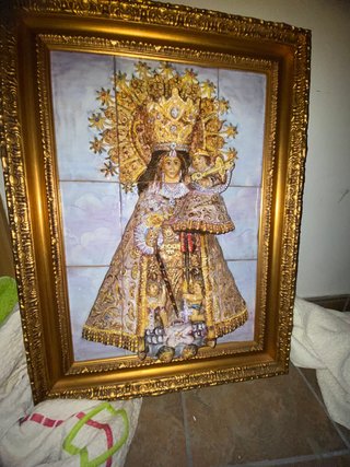 Cuadro Virgen Desamparados Relieve