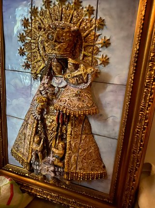 Cuadro Virgen Desamparados Relieve