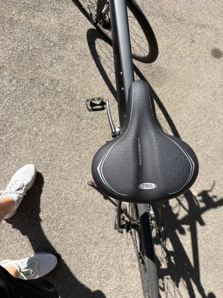 Bicicleta Triban Decathlon 8V Talla L Negro mate