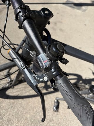 Bicicleta Triban Decathlon 8V Talla L Negro mate
