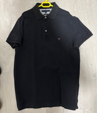 Polo Tommy Hilfiger Negro Talla M