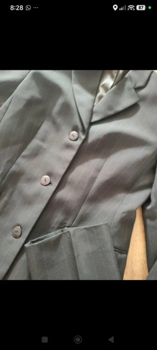 Traje chaqueta negro
