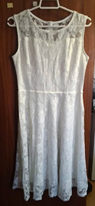 Vestidos de fiesta verde y blanco