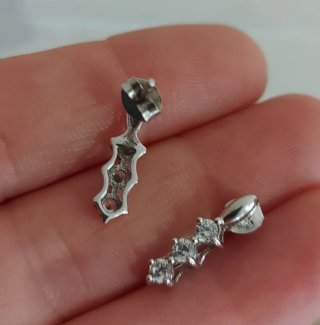 Orecchini Argento 925 con Zirconi