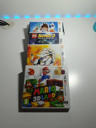 Nintendo 3DS XL Azul Marino + 4 Juegos