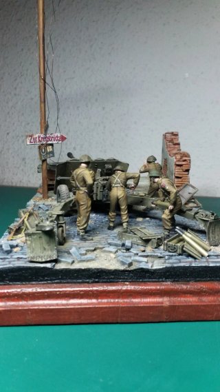Diorama militar ( El martillo de 17 libras )