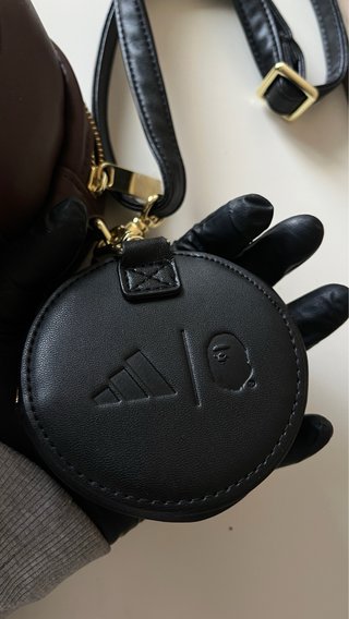 Bolso Adidas x Bape Negro Naranja