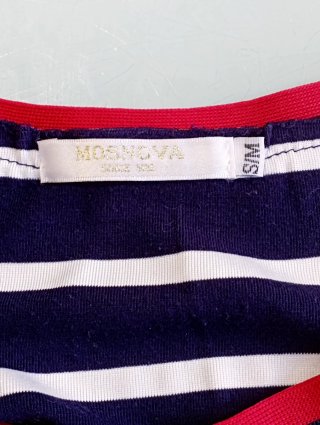 Camiseta sin mangas a rayas S