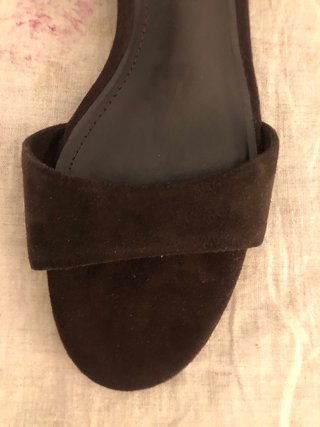 Sandalias ZARA ante marrón sin estrenar