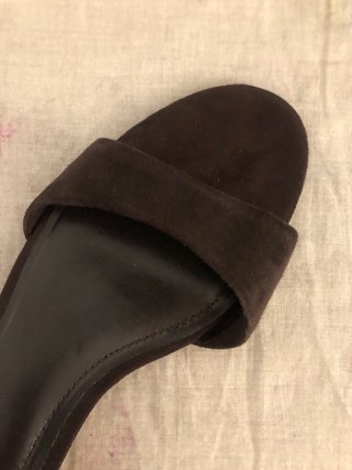 Sandalias ZARA ante marrón sin estrenar