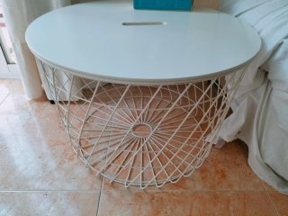 Mesa redonda centro 60cm x 42cm