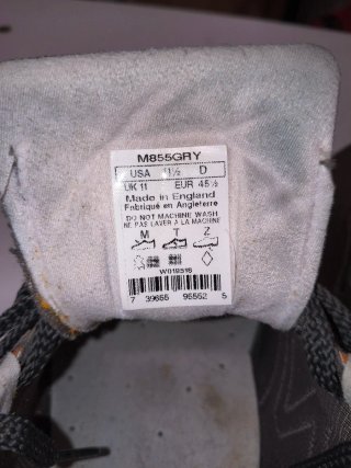 New Balance 855 Made in England Talla 45.5