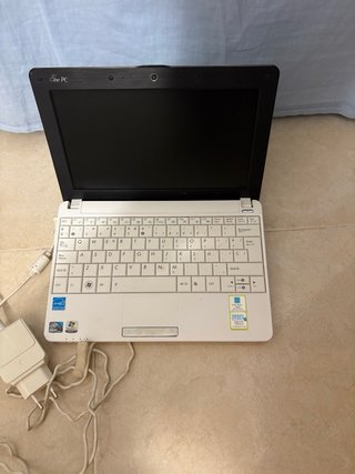 Asus Eee PC Portátil Blanco/Negro