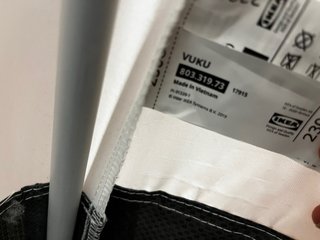 Armario Tela Vuku Ikea Blanco